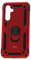 Coque pour Samsung Galaxy A34 5G Housse Antichoc avec Anneau Rotatif Aimant 360 Degrés Etui Magnétique Rigide Dure Armure Bague Support Renforcée (Rouge)