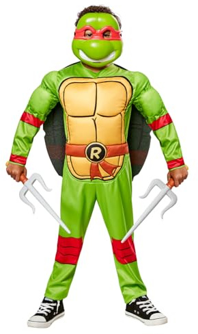RUBIE'S Nickelodeon TMNT Official Pair of Raphael Ninja Turtle Sais for Children and Adults, One Size Halloween