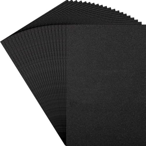 Quystetes Embroidery Foam Eva Foam Sheets 3d Puff Foam Embroidery Foam Sheets forCrafts forHand Sewing Black