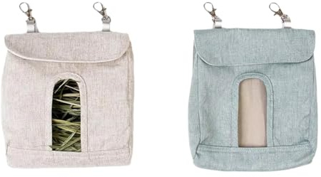 Cenei Hanging Feeding Bag Hay Bag Feeding Dispenser Guinea Pig Small Animal Pet Feeding