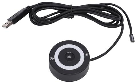 Jectse USB Fingerprint Reader for PC & Laptop, Wins Hello Biometric Scanner with 360° Touch, Fast Recognition Portable Security Key for Wins 10 11