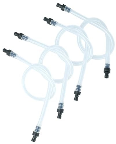 vhbw 4x Milchschlauch-Set kompatibel mit Melitta Solo & Perfect Milk E957-103 Kaffeemaschinen - 4x Milchschlauch, 8x Schlauchanschluss
