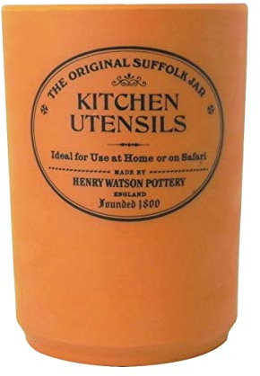 Henry Watson - Utensil Holder - Terracotta - Made in England - 11 cm x 15 cm - The Original Suffolk Collection