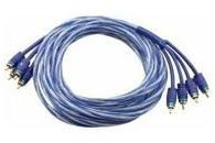 Audiobahn CS6K, Câble Double RCA, 1,8m, Triple Blindage, A Paires