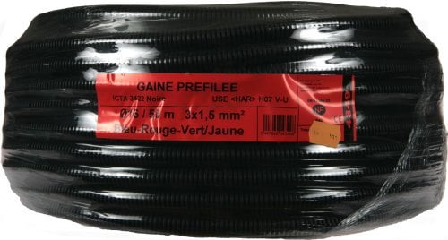Janoplast JAN004349 Gaine préfilée 50 m Diamètre 16 mm 3 g 1,5 mm