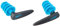 Speedo Biofuse Aquatische Ohrstöpsel, bequeme Passform, ergonomisches Design, Gehörschutz, grau und blau, Größe Erwachsene Unisex