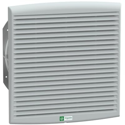 Schneider Electric nsycvf850 m230pf Fan Forced climasys, IP54, 850 m3/h, 230 V, with grid, Output and Filter G2, Grey