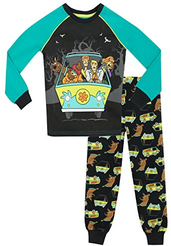 Scooby-Doo! Boys Pyjamas - Snuggle Fit - Age 8 to 9 Years Multicoloured