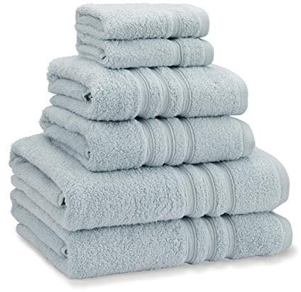 Catherine Lansfield Zero Twist 6 Piece Towel Bale Duck Egg
