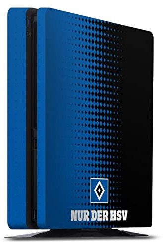 DeinDesign Skin kompatibel mit Sony Playstation 4 Slim Folie Sticker HSV Logo Offizielles Lizenzprodukt