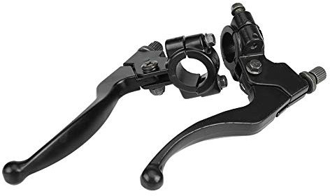 DEWIN Motorrad Bautenzug Bremshebel, 1Pair Motorrad Einstellbare Klappbremskupplungshebel Kompatibel mit CR100 CR250 XR250