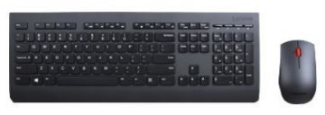 Lenovo Keyboard Mouse Combo (Black) - German New Retail, 4X30H56809