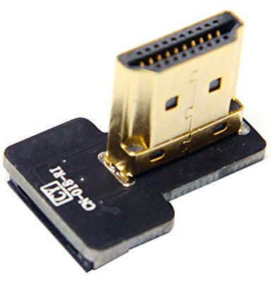 chenyang FPC 20 poliger HDMI Flachstecker 90 Grad rechtwinkliger Anschluss für Flachbandkabel, Raspberry Pi, GoPro, Mini-Display, Drohne, Kamera, Gimbal