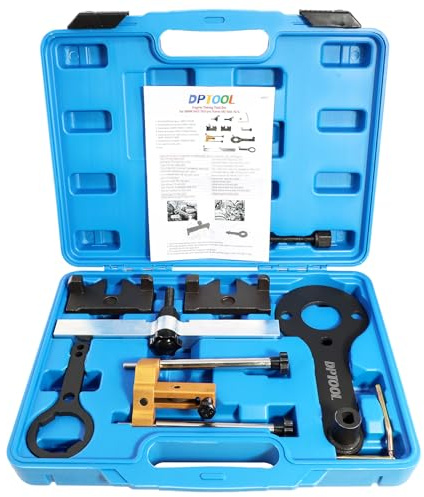 Zahnriemen Werkzeug Nockenwellen Arretierwerkzeug Kit Kompatibel mit BMW V8 N63 S63 (ohne Ventilhebe) N65 N74 X5 X6 Drive 750I 760I Nockenwellen-Spanner, Motor Einstellwerkzeug