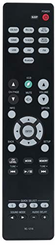 RC-1216 Télécommande de Remplacement - VINABTY RC1216 AV Receiver Télécommande pour Denon AV Receiver AVR-S530BT AVRS530BT AVR-S540BT AVRS540BT AVR-X550BT AVRX550BT RC 1216 Remote Controller