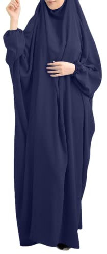 Muslimisches Einteiliges Gebetskleid für Damen Abaya Kleid Islamischer Naher Osten Dubai Türkei Maxi Abaya Kaftan mit Hijab Kleid in voller Länge