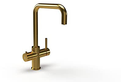 hanstrom 3-in-1 Traditional Instant Boiling Water Tap with Boiler & Filter - Lunen (Brushed Gold)