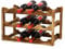 MAGIC SELECT Cantinette Vino in Legno Massiccio per 12 Bottiglie. Portabottiglie Rustico per l'appilazione di Bottiglie da Vino per la Casa, Cantina, Bar, Cucina. Scaffale porta bottiglie di vino