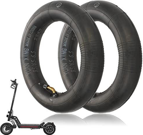 MotuTech 85/65-6.5 Luftschlauch verdickt für Kugoo G-Booster G2 Pro Ninebot Mini Pro Winkelventil Rechts Reifen vorne hinten (2 Stück - Winkelventil)