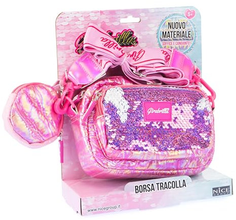 Girabrilla Puffer Tasche Clutch, Magenta