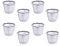 Healeved 8pcs Stainless Steel Tea Metal Infuser for Loose Leaf Tea Cup Accessory Diameter for Home Brewing