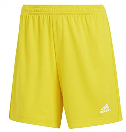 adidas Women's Entrada 22 Shorts, Team Yellow, L