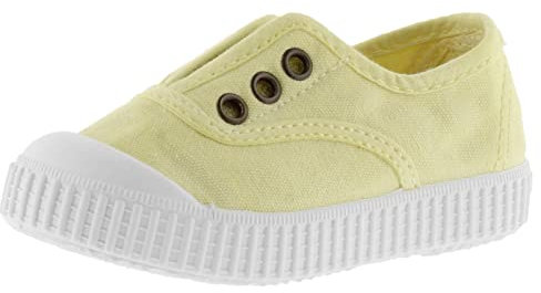 victoria Inglesas Unisex 1915 Lona Drec & Elástico Central & Refuerzo Puntera 106627 para Niños Banana 27