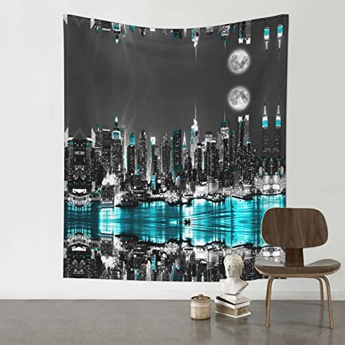 DULZAN New York Paintings Wandbehang für Schlafzimmer, ästhetische Decke, Wohnzimmer, Wohnheim, 51 l x 60 W, Abschlussgeschenk