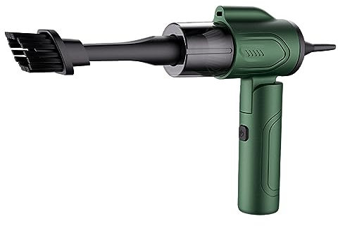 DaMohony Cordless Air Duster, Electric Compressed Air Duster& Vacuum Cleaner 2 in 1, Portable Fast Charging Air Blower- Replaces Compressed Air Cans, for Computer Keyboard, Car, Pet House