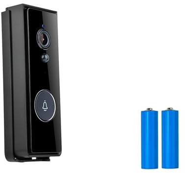 ThikK Tuya Smart Home Video Doorbell 1080P HD Wireless Wifi Bell Phone Call Audio Intercom for Alexa Google Camera (Color : Option 5)