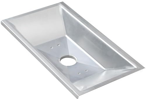 BMMXBI Bac à graisse 99251 pour Weber Genesis Silver A, bac d'égouttement pour Weber Spirit 200 Series, Spirit E-210 avec boutons de commande latéraux, pièces de bac à graisse Spirit 500 pour Weber