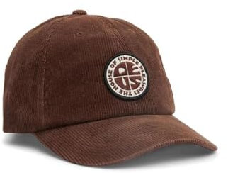 Deus Ex Machina Pushstart Dad Cord Cap Braun, braun, One size