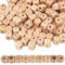 Artlatu 100 Stück Holzbuchstaben Perlen 12mm zum Auffädeln - Holzperlen Set mit Buchstaben
