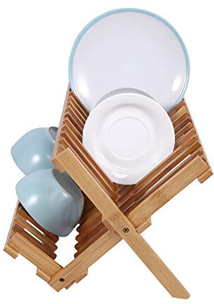 Pssopp Escurridor de platos de corte de platos: escurridor de platos de doble nivel para cocina, portátil y ligero, gran capacidad, no y no, gran organizador de almacenamiento para la cocina del hogar