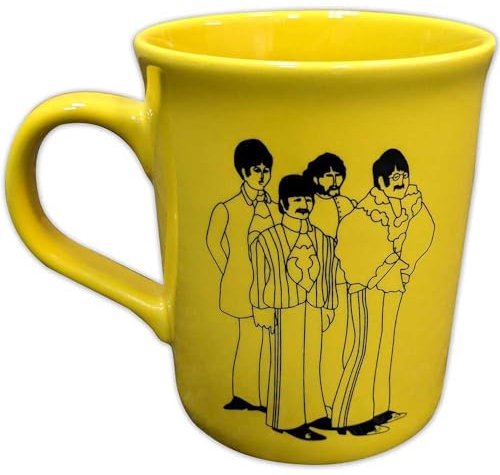 The Beatles Yellow Submarine Band Outlines Kaffeetasse One Size