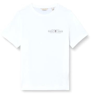 GANT REG Shield SS T-Shirt, White, M