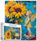 Tucocoo 1000-teiliges Puzzle für Erwachsene, Sonnenblumen-Puzzle, Banksy-Graffiti-Stil, Baby-Engel-Kunst, 1000 Teile Puzzles für anspruchsvolle Familienaktivitäten, buntes DIY-Puzzle, Wanddekoration,