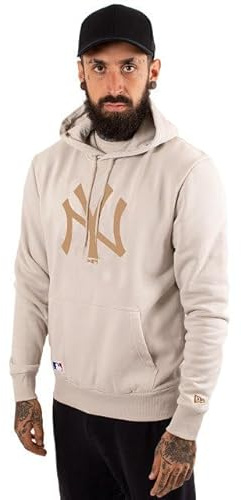 New Era Herren Nos MLB Regular Hoody Neyyan Stnwht Sweatshirt