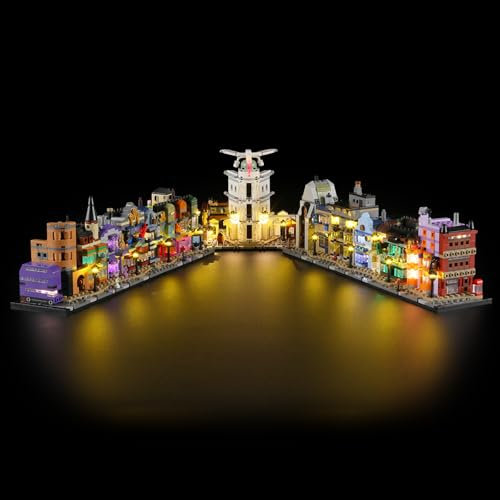 BRIKSMAX Licht für Lego Die Zauberläden der Winkelgasse 76444 - Compatible with Lego Harry Potter Bausteinen Modell - Ohne Lego Set