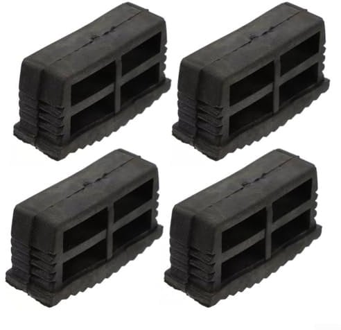 Ladder Safety Reinvented Set of 4, Non Slip Rubber Leg for Protection