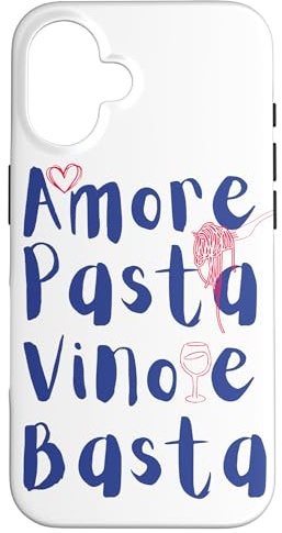 amore pasta vino e basta italien sommer Hülle für iPhone 16