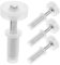 SHINEOFI 4pezzi Kit Di Ferramenta Per Ante Pieghevoli Acciaio Inossidabile Cerniere Pivot Per Porte Bifold Accessori Per Riparazione E Installazione Facile Supporto Per Porte Centinaia
