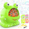 Seifenblasenmaschine mit 2 Flaschen Seifenblasen, Kinderspielzeug Automatisch Luftblasen Maschine Kinder Jungen Mädchen Badewanne Spiele Garten Outdoor Spielzeug Geschenk ab 3 4 5 6 7 Jahre