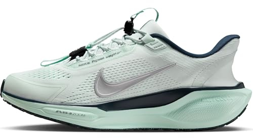NIKE Pegasus Easyon Straßenlaufschuh Für Damen, Ghost Aqua/Mint Foam/Armory Navy/Metallic Silver, FQ7844-400, 40 EU (W 8.5 US)