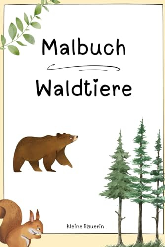 Malbuch: Waldtiere