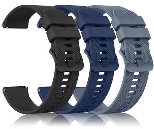 YLK Braccialetti compatibili per GloryFit T80 T70 T60 T50 P99 P98, cinturino di ricambio in silicone a sgancio rapido