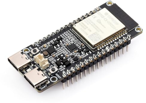 Waveshare ESP32-C5 Dual-Band Wi-Fi 6 Development Board with Pre-soldered Header, 16MB Flash and 8MB PStatic RAM, 240MHz RISC-V Processor, ESP32-C5-WROOM-1 Series Module, Multi-Protocol RISC-V MCU