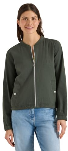 Cecil Damen Blouson in Seersuckerqualität mit Zipper