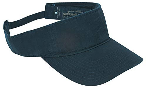 Dorfman Pacific Twill Visor ADJ Zurück Navy