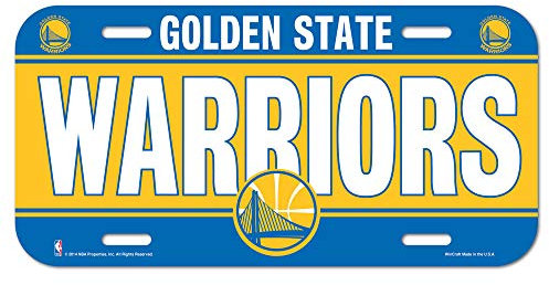 NBA Golden State Warriors Nummernschild, Team-Farbe, Einheitsgröße